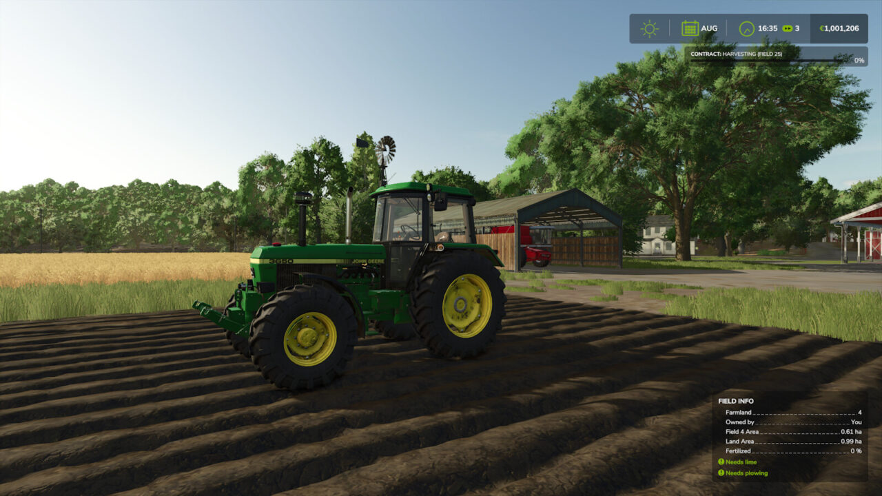 Additional Field Info para Farming Simulator 25