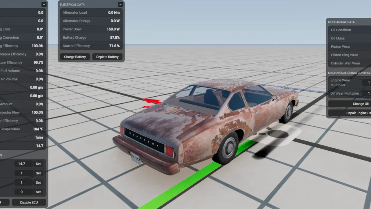 Advanced Engine Tuning and Wear for BeamNG.drive
