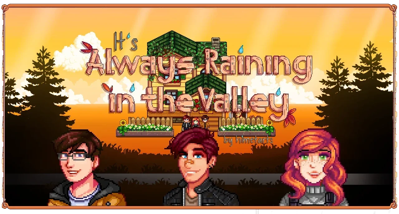 Always Raining in the Valley – Custom NPCs for Sunberry for Stardew Valley