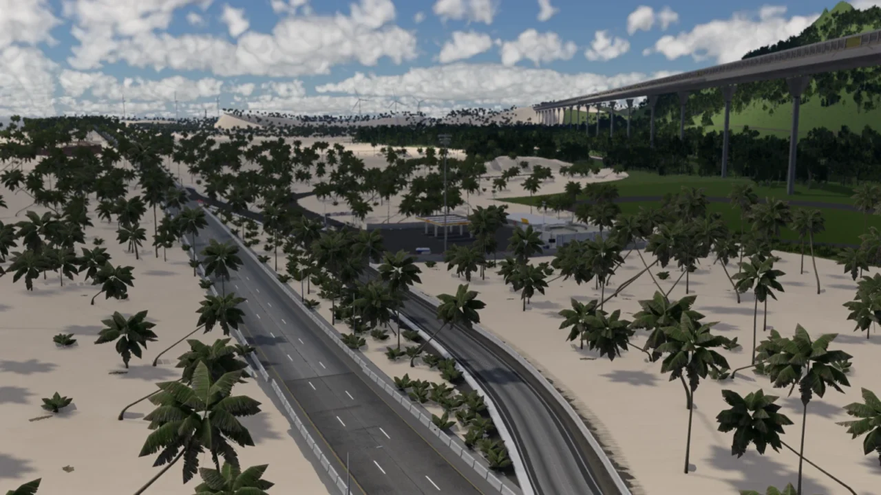 Band1t Parkway for BeamNG.drive
