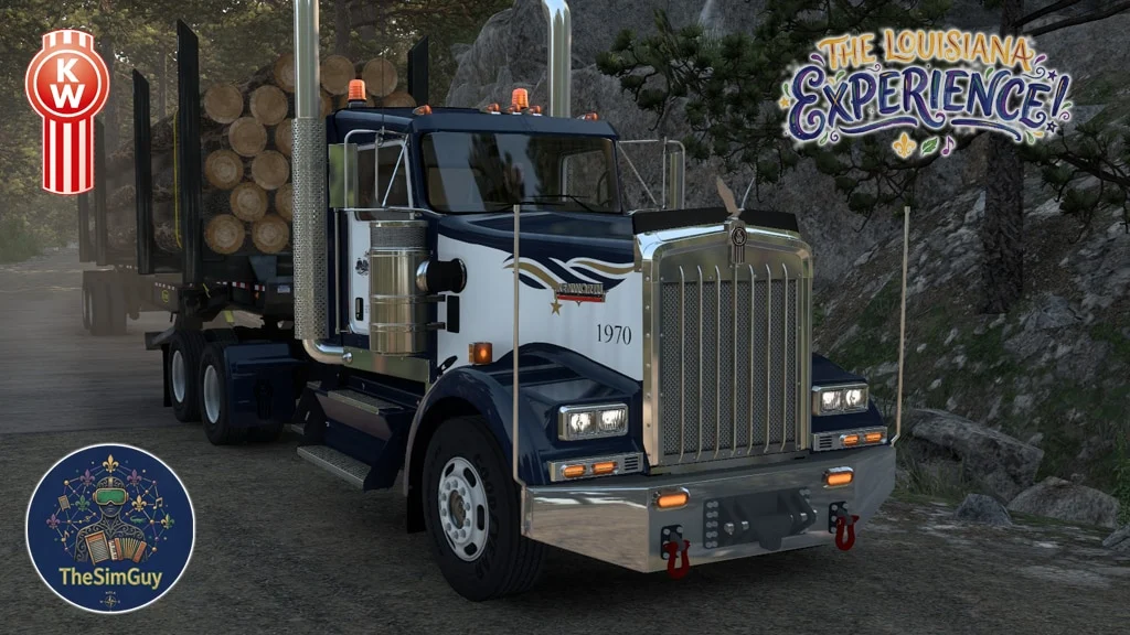 Bayou Farm Transport Paintjob (TheSimGuy) for American Truck Simulator