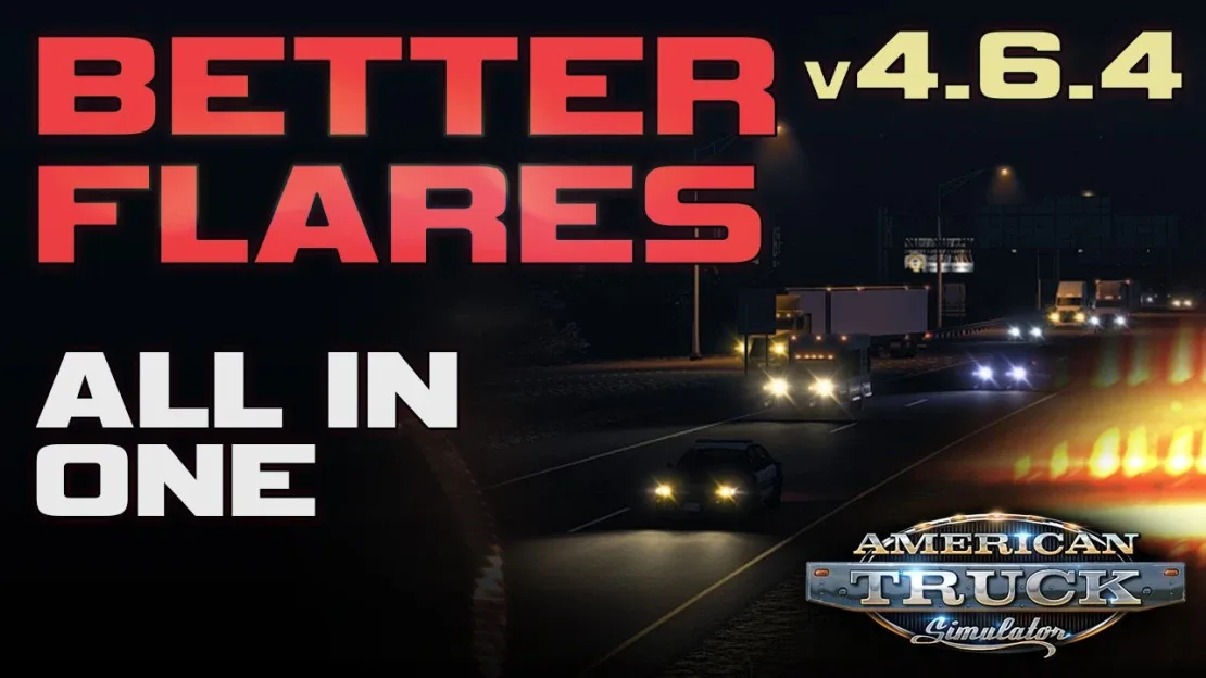 Better Flares for American Truck Simulator