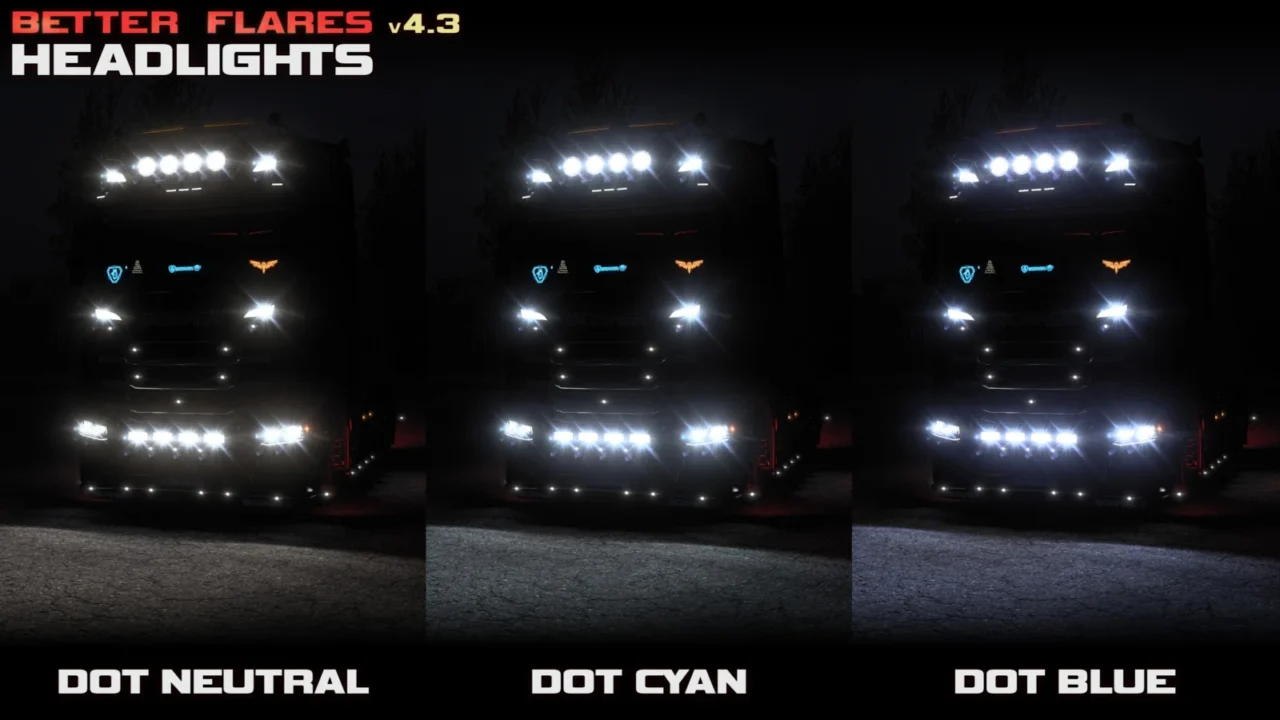 Better Flares for Euro Truck Simulator 2