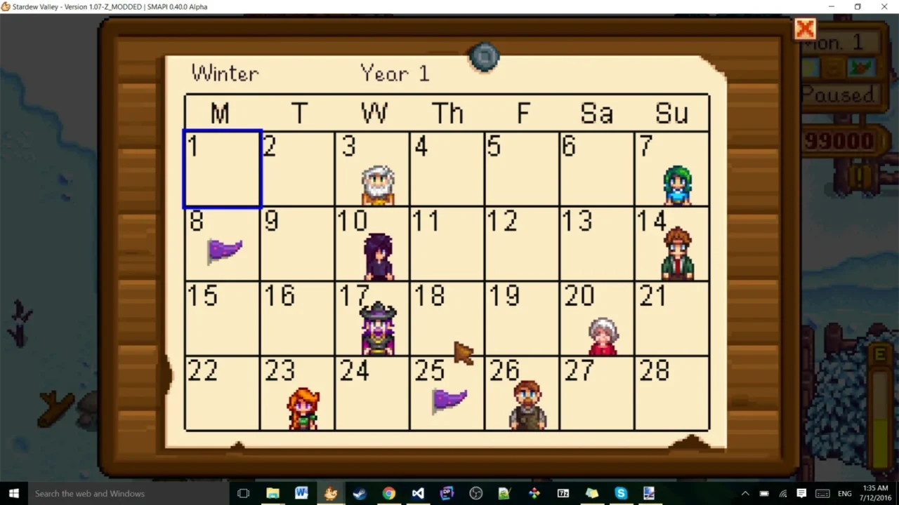 Billboard Anywhere for Stardew Valley