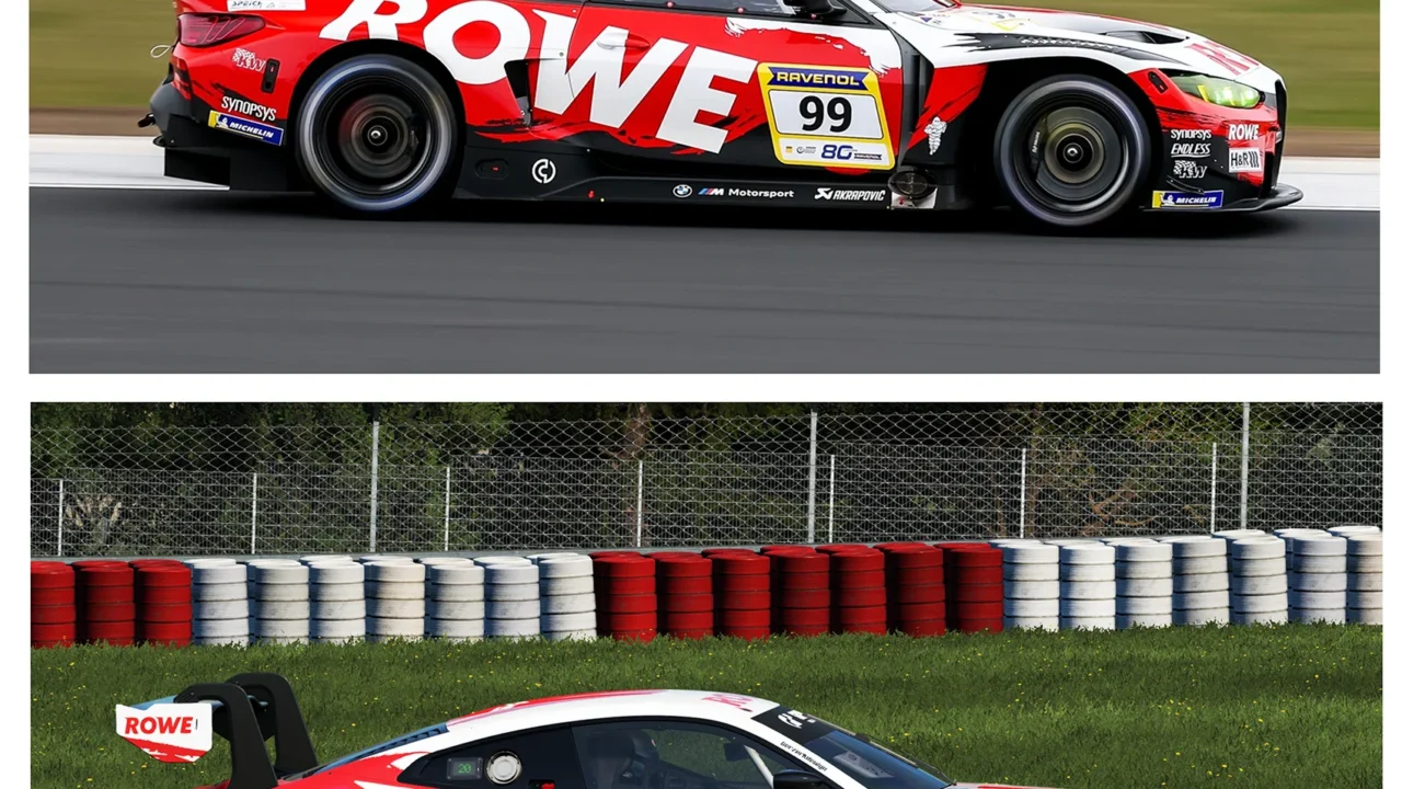 Librea BMW M4 GT3 Evo Rowe Racing #99 (N24h 2026) para Assetto Corsa EVO