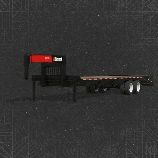 Brandt 1124 Deckover Trailer for Farming Simulator 25