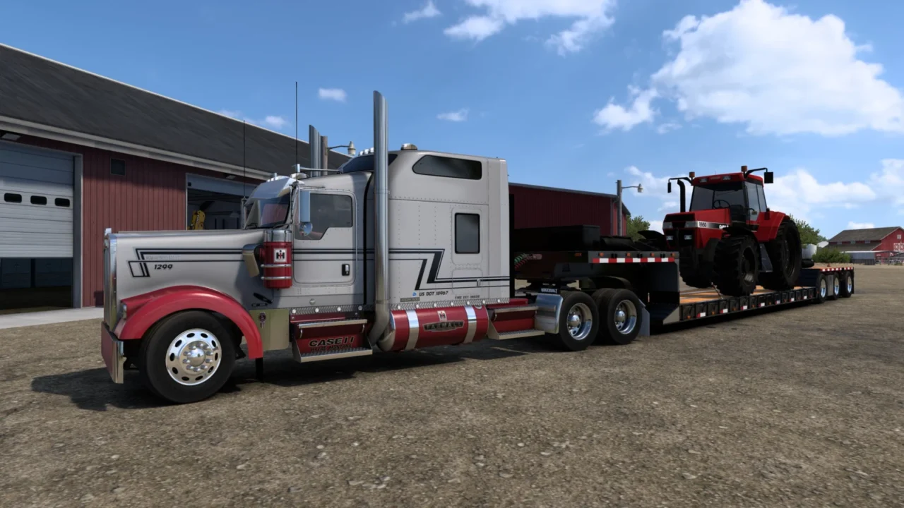 Case IH Skin Pack for Ruda’s Trucks (Lobster) for American Truck Simulator