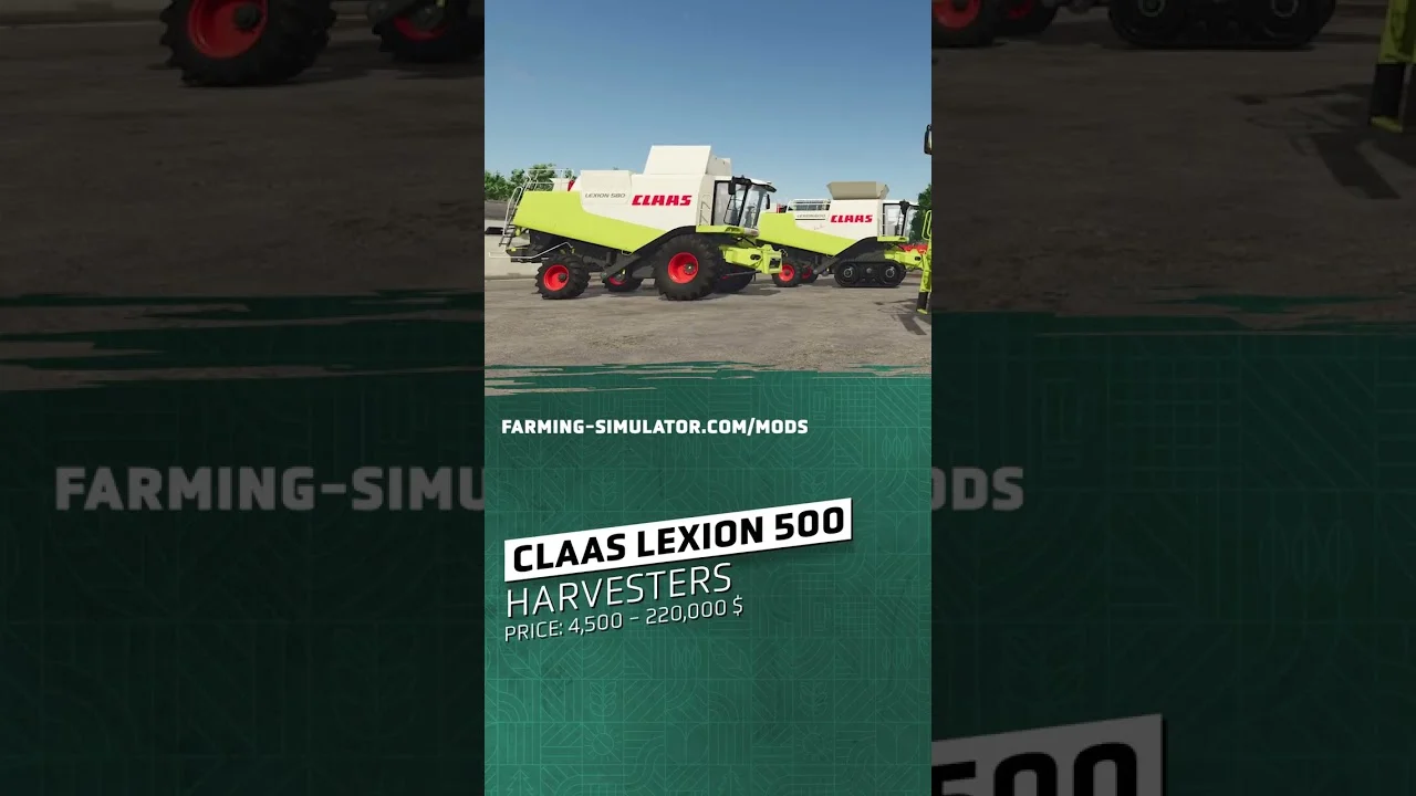 CLAAS Lexion 500 Series for Farming Simulator 25