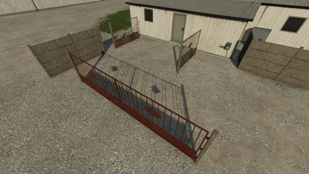 Concrete Fence And Gates para Farming Simulator 22