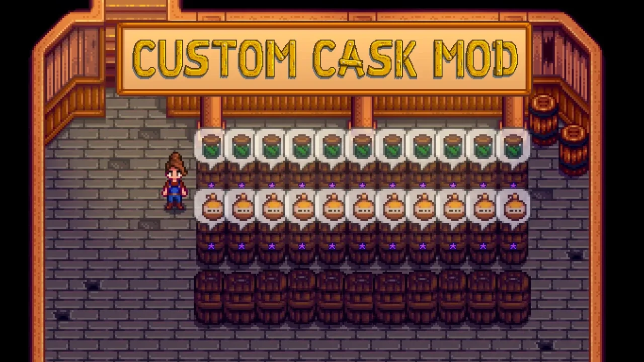 Custom Cask Mod for Stardew Valley