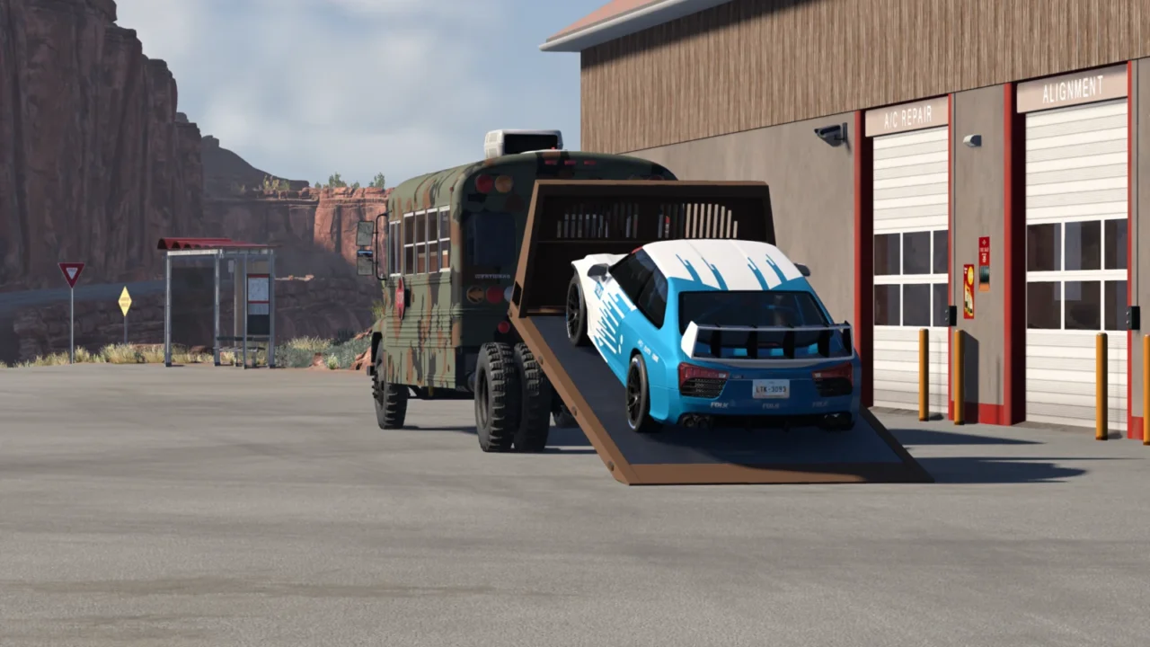 Cut Down Bus for BeamNG.drive