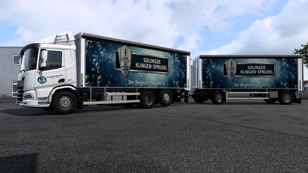 DAF XD Orten Safeserver and Gastro/Event jobs for Euro Truck Simulator 2
