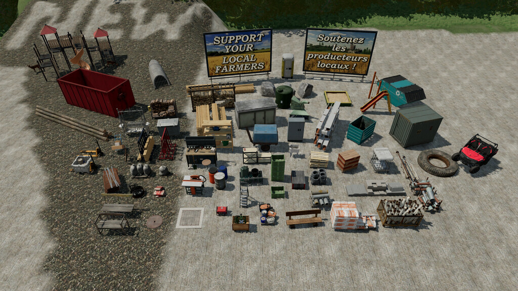 Decorative Details Pack para Farming Simulator 22