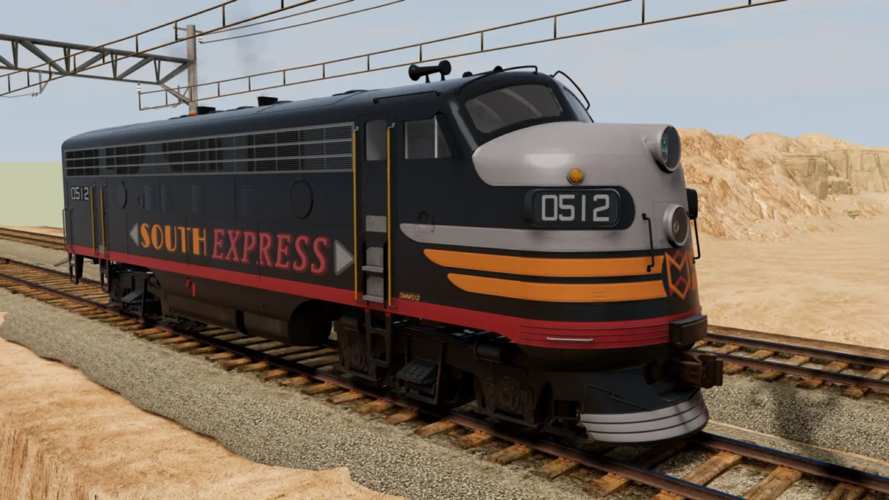 DMM512 Diesel-Locomotive para BeamNG.drive