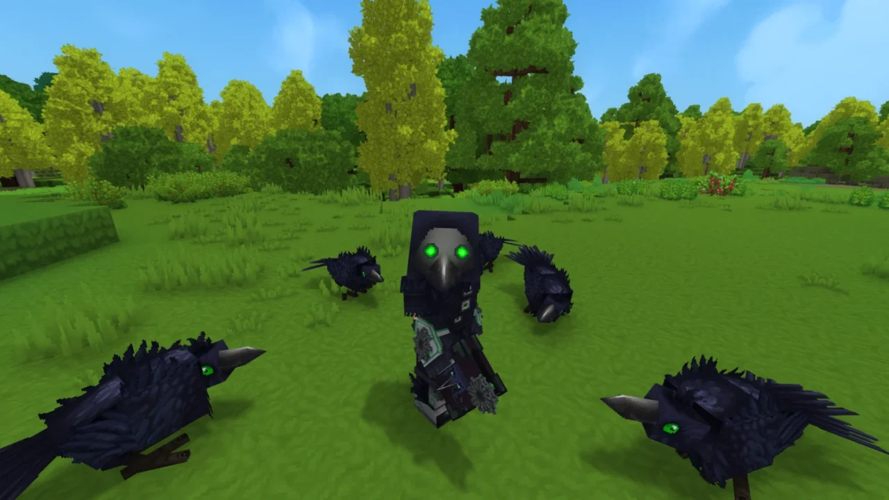 Echoes of the Raven Plague Doctor for Hytale