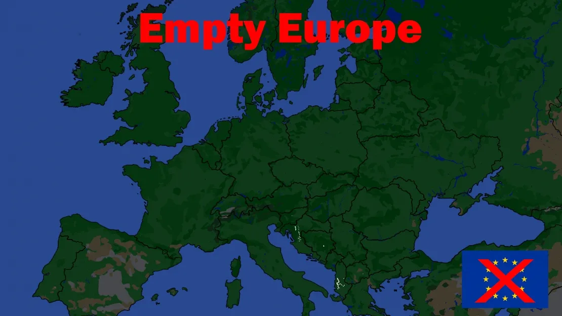 [ALL VERSIONS] Empty Europe (All DLCs included) for Euro Truck Simulator 2