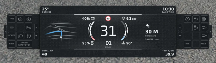 Enhanced Dashboard for BeamNG.drive