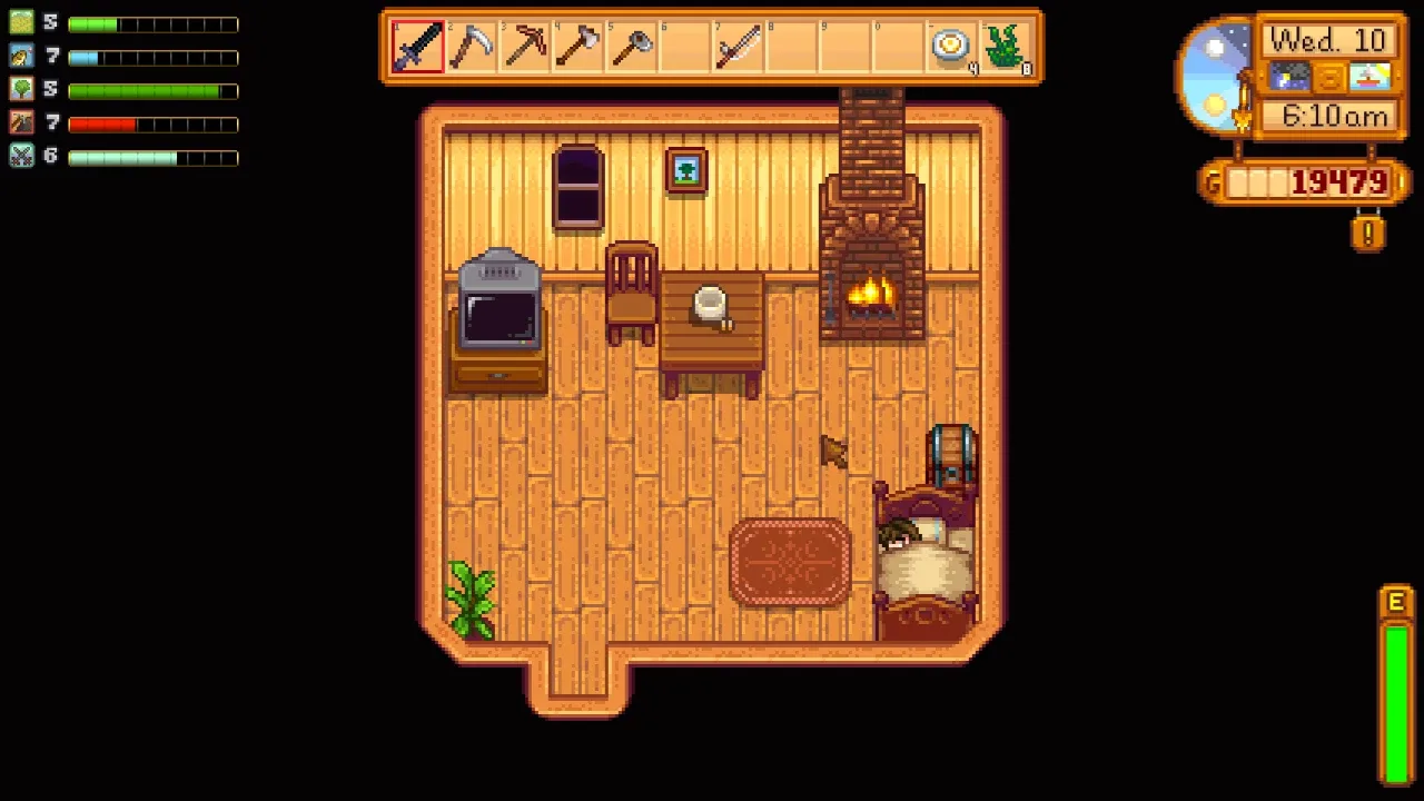 Experience Bars for Stardew Valley