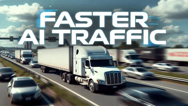 Faster AI Traffic Speeds para American Truck Simulator