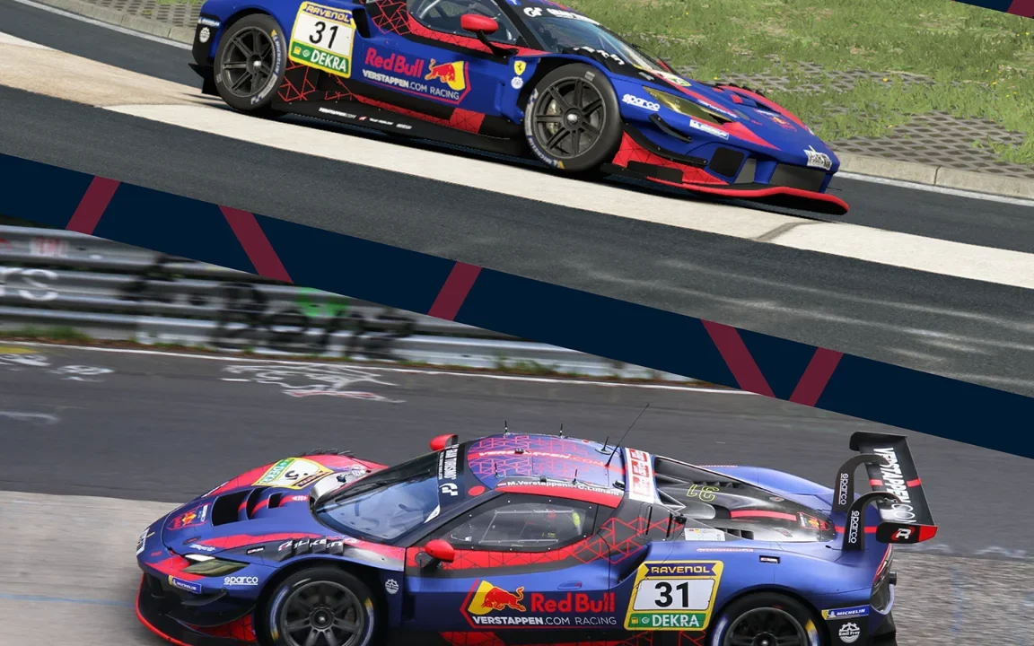 Librea Ferrari 296 GT3 Emil Frey #31 (NLS 9 2025) para Assetto Corsa EVO