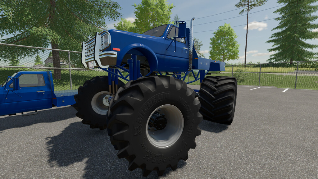 Flatbed Monster Truck para Farming Simulator 22