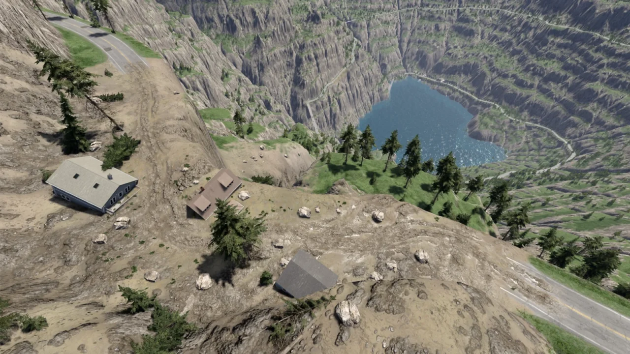 Flood Escape Crater for BeamNG.drive