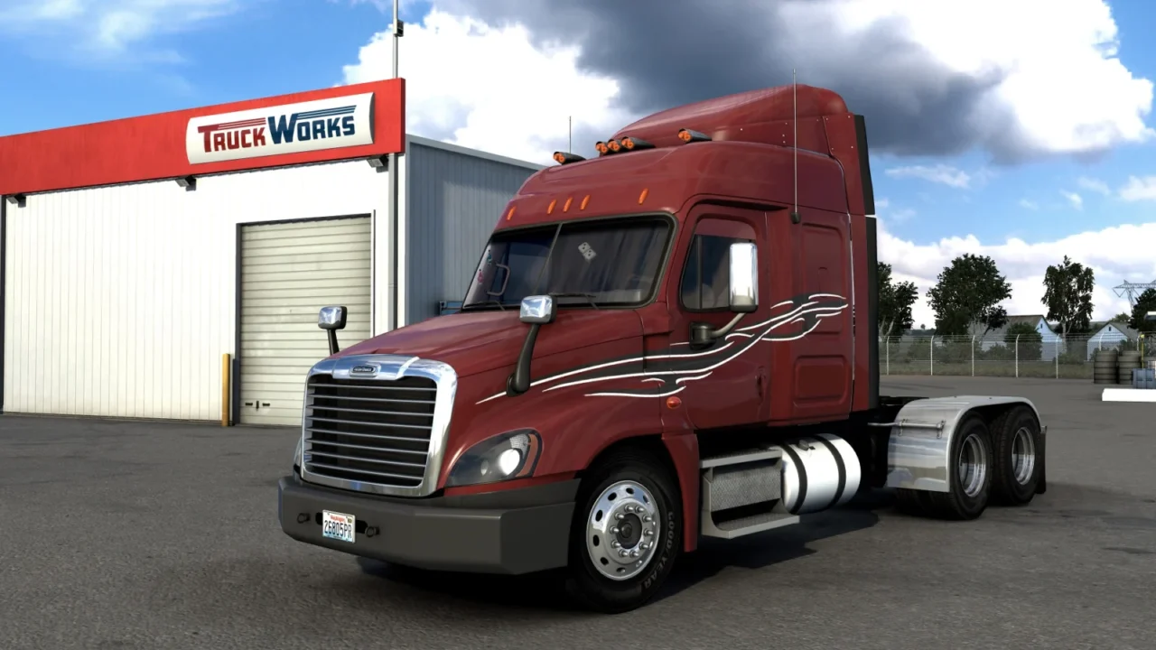 Freightshaker Cascadia 125 (Jon Ruda) for American Truck Simulator