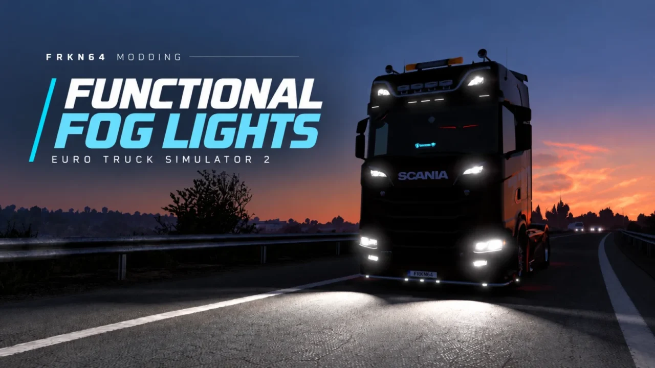 Functional Fog Lights for Euro Truck Simulator 2