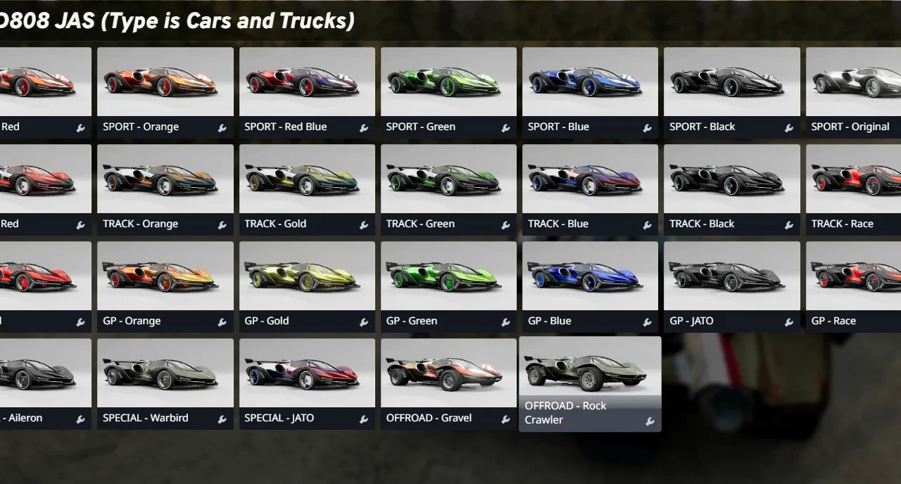 GD808 JAS Hypercar for BeamNG.drive