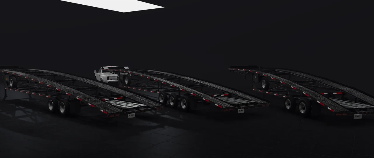 Grant Gooseneck Wedge Car Trailer para BeamNG.drive