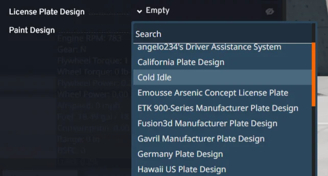 High Idling Cold Engines (Universal) for BeamNG.drive