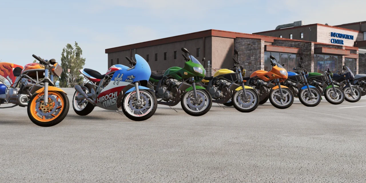 Hirochi Outlaw (motorcycle) for BeamNG.drive