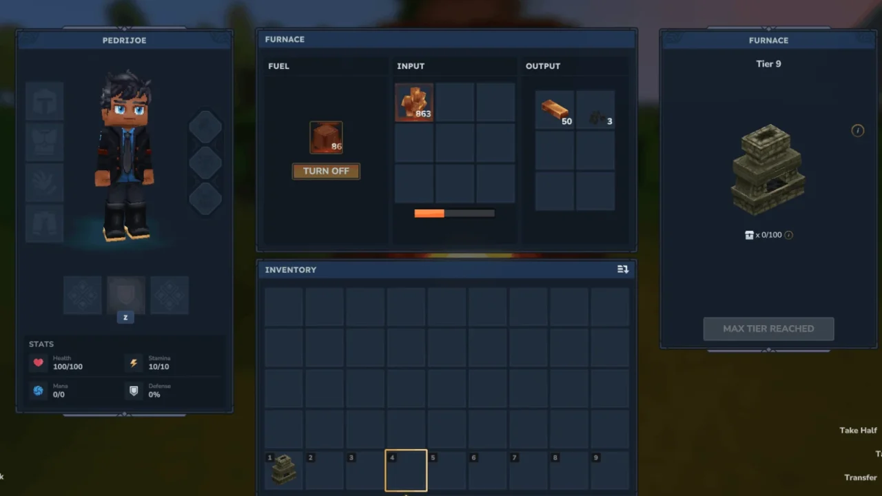 Hyper Furnace para Hytale