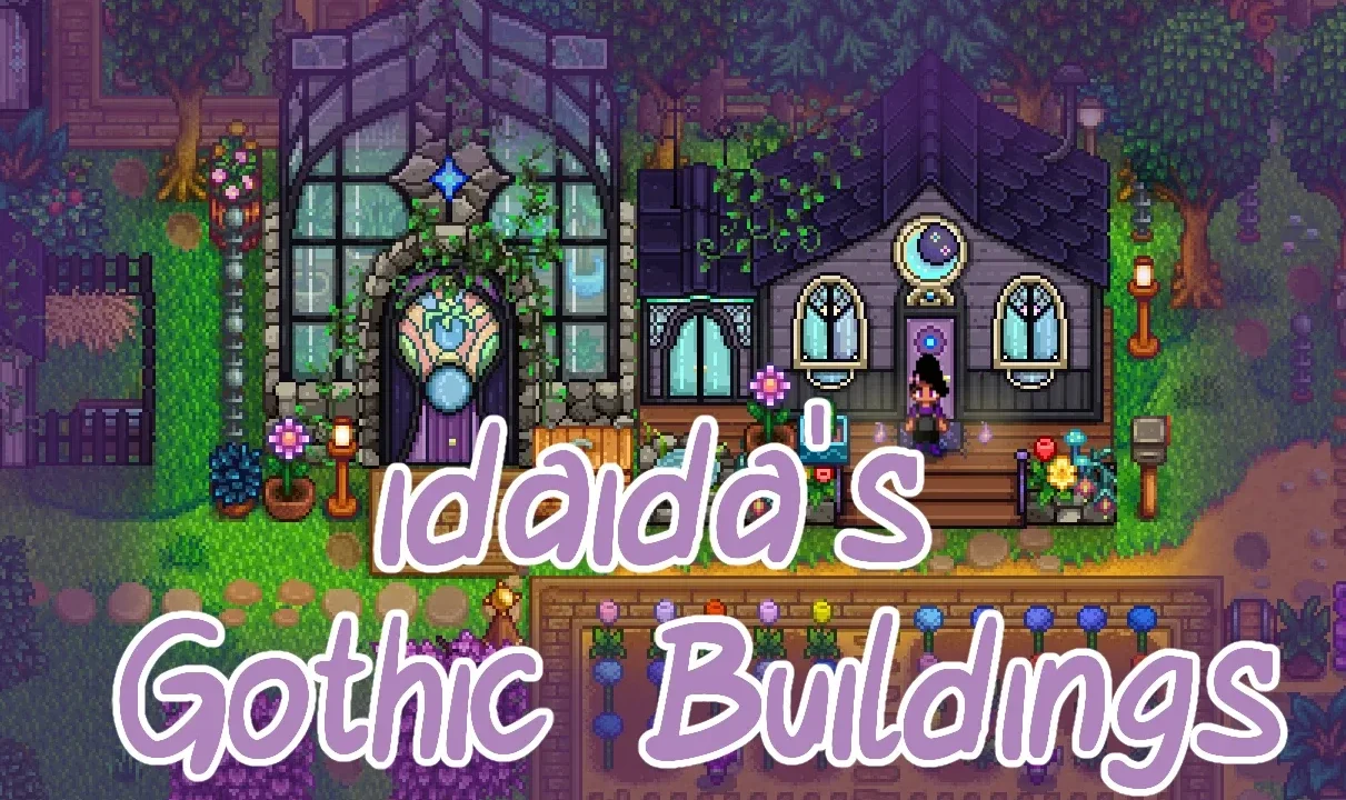 IdaIda’s Seasonal Gothic Buildings for Stardew Valley