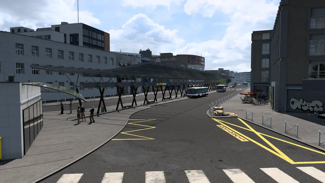 Île-de-France (Paris Suburbs) Map 1:1 for Euro Truck Simulator 2