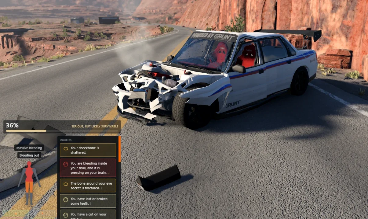 Injury Mod for BeamNG.drive