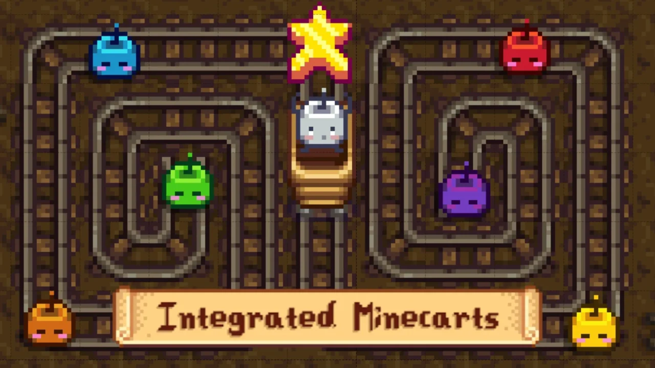Integrated Minecarts for Stardew Valley