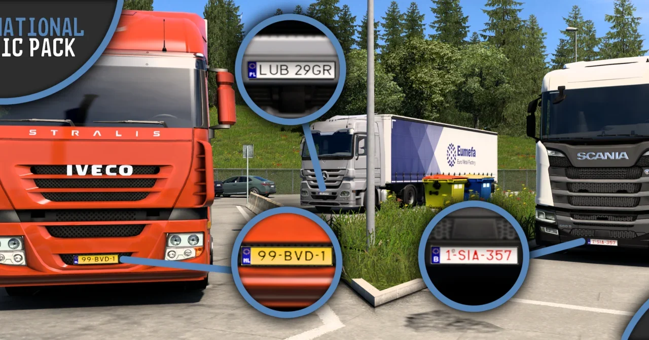 International Traffic Pack for Euro Truck Simulator 2