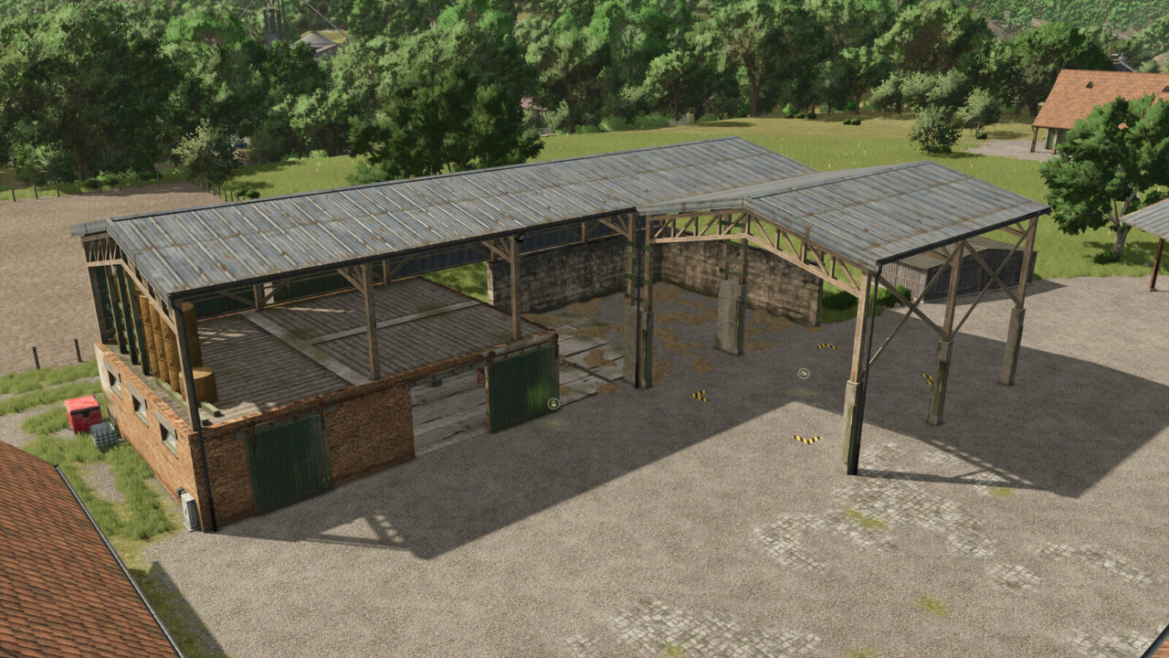 Ivoy Straw Hangar para Farming Simulator 25