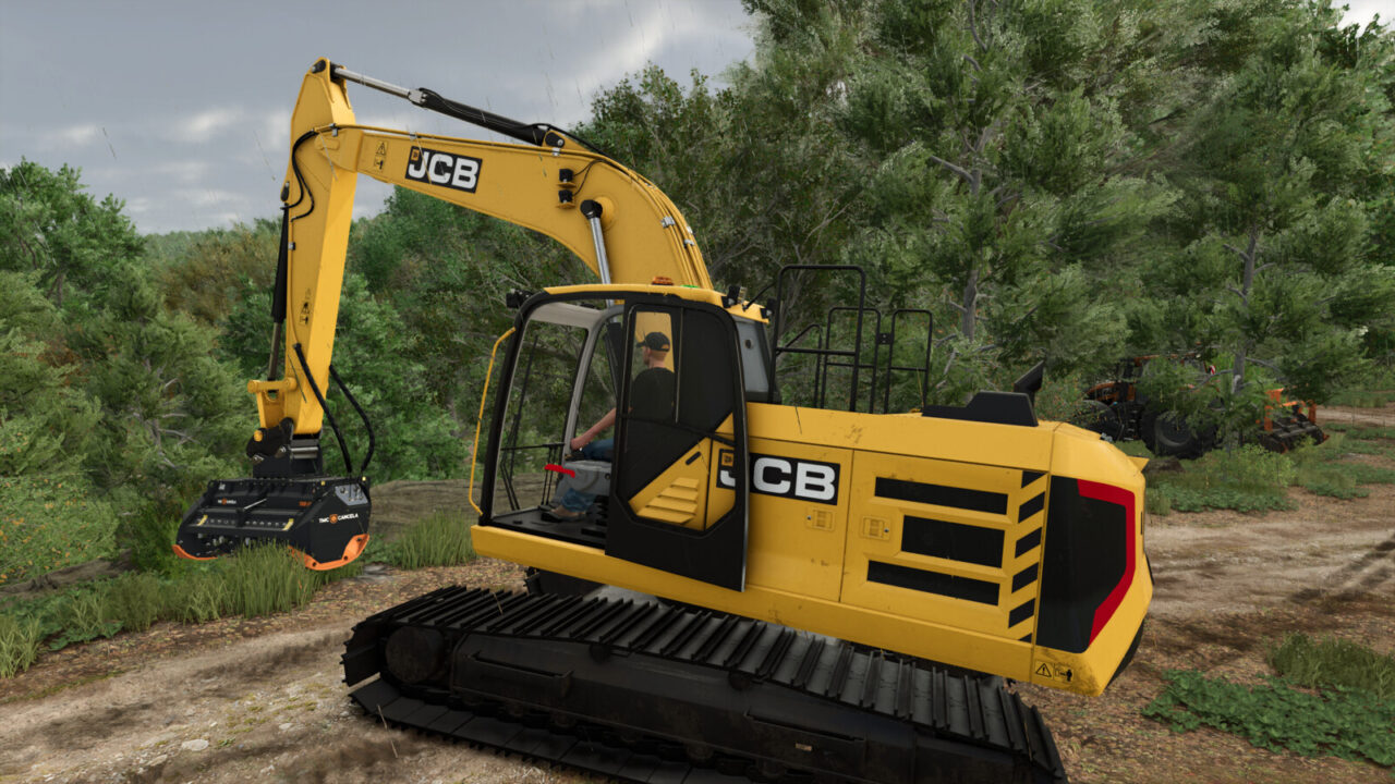 JCB 220X Excavator para Farming Simulator 25