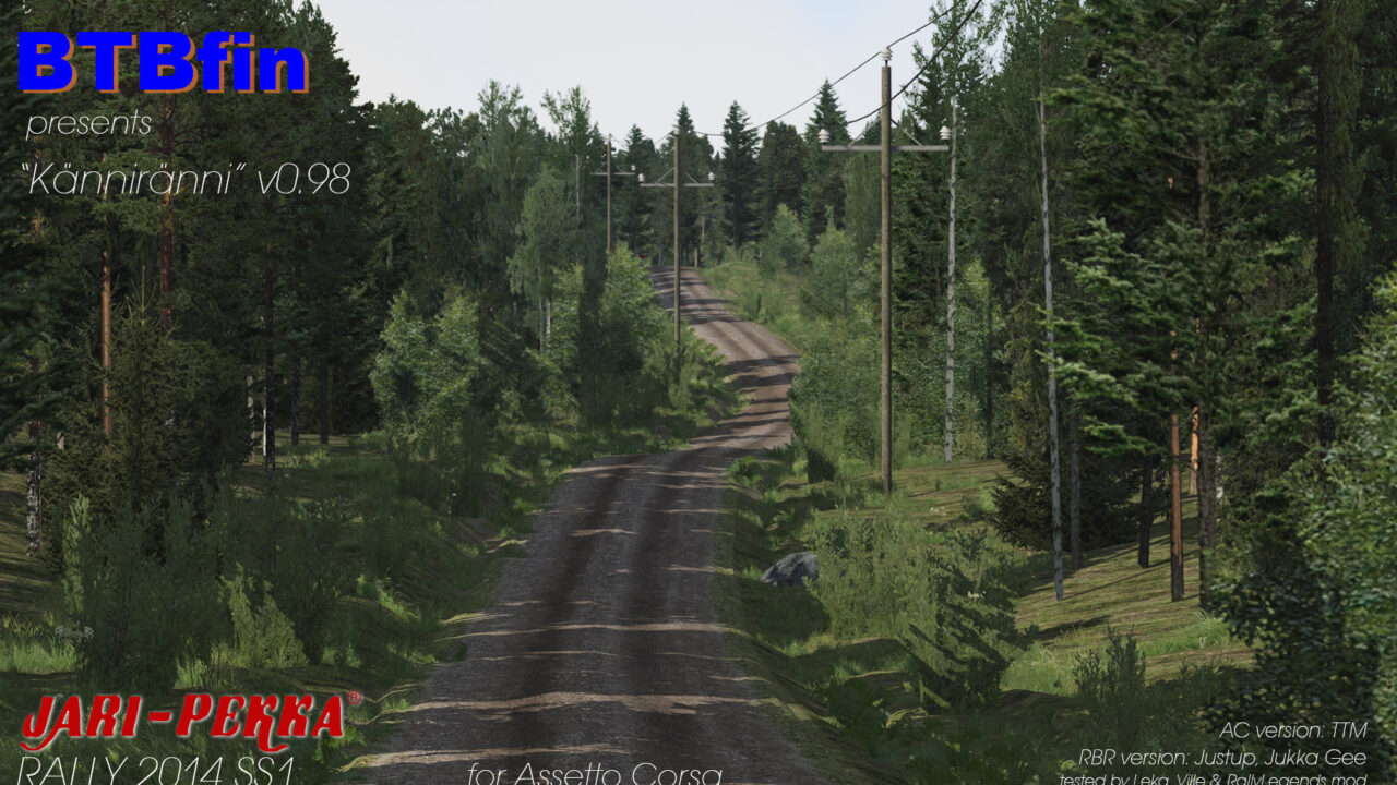 BTBFin Kanniranni Gravel Rally Stage for Assetto Corsa