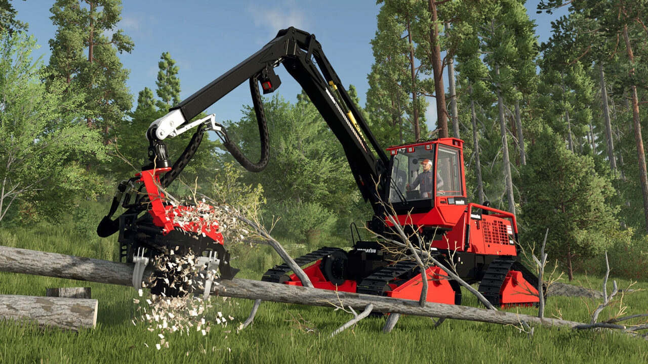 Komatsu Harvester 911 para Farming Simulator 25