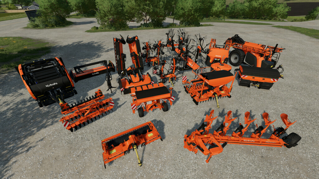 Kubota Equipment Pack para Farming Simulator 22