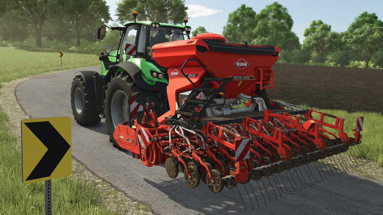 Kuhn HR 4040 + VENTA 4030 para Farming Simulator 25