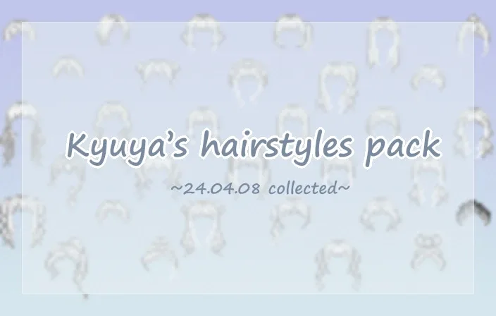 Kyuya’s Hairstyles Pack for Stardew Valley