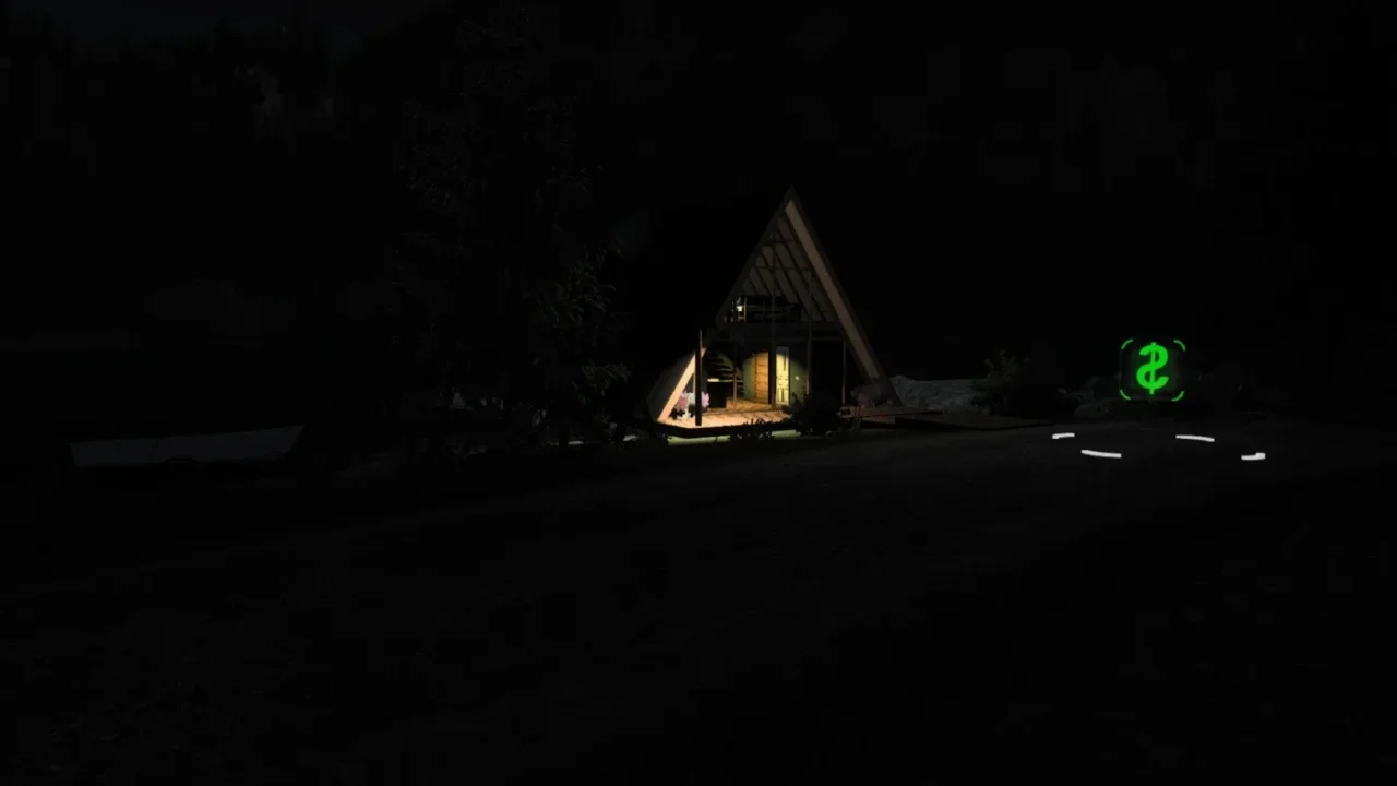 Washington Lake Cabin (A-Frame) for American Truck Simulator