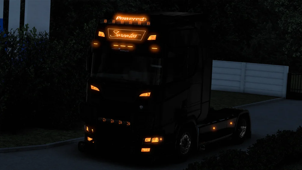 Lights Pack for Scania Next Generation by V. Mourtos for Euro Truck Simulator 2