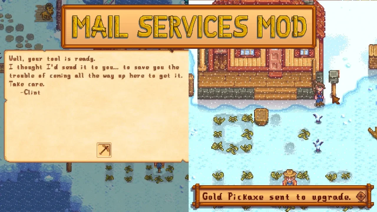 Mail Services Mod for Stardew Valley