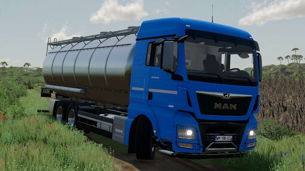MAN TGX 6×4 Tanker Truck para Farming Simulator 22