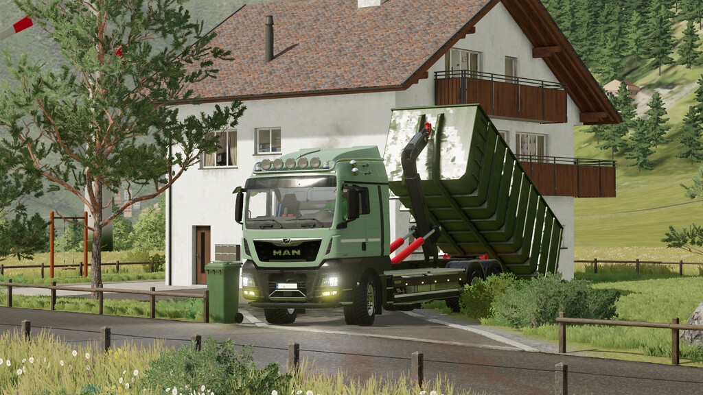 MAN TGX Crane HKL Pack para Farming Simulator 22